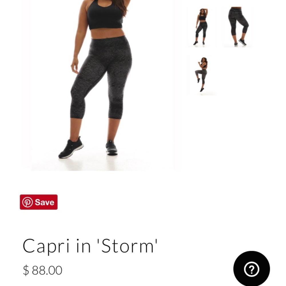KDEER capri in storm size medium never worn